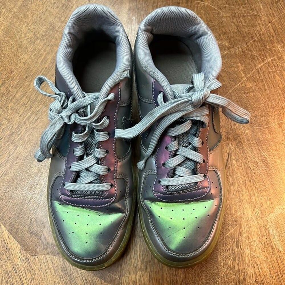 Nike AF1 LV8 GS Easter Anthracite Stealth Iridescent Size 6.5Y Women's Size 8